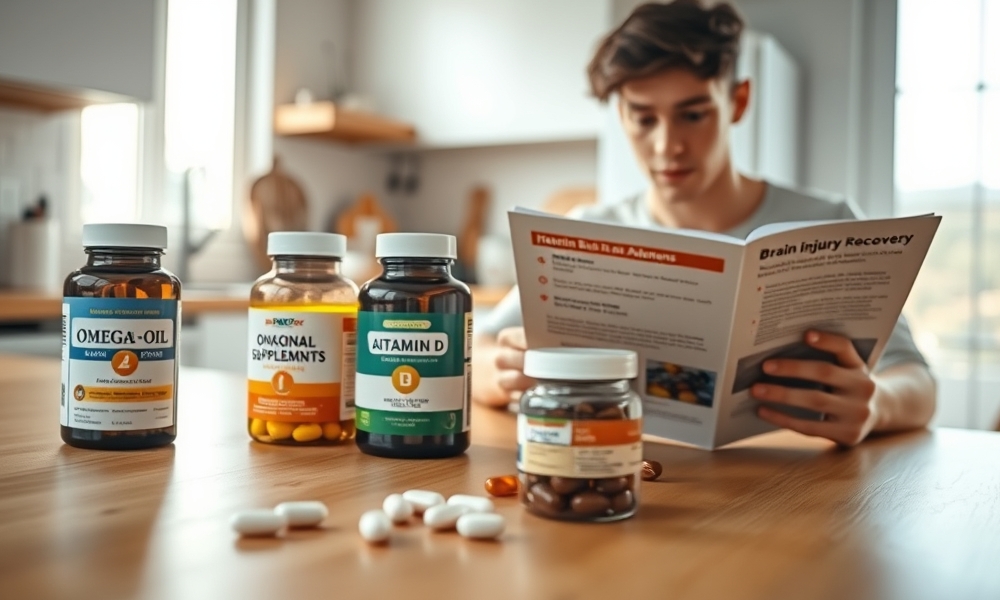 Grafika wiodąca dla artykułu Jakie suplementy są najważniejsze po urazie mózgu?